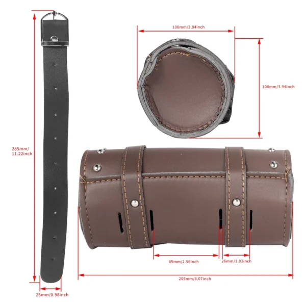 Motorcycle PU Leather Tool Bag