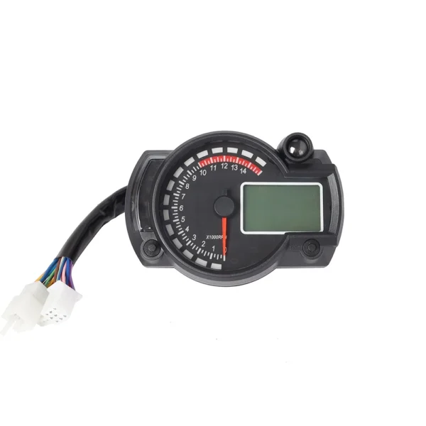 Motorcycle Digital Speedometer with Analog Tachometer