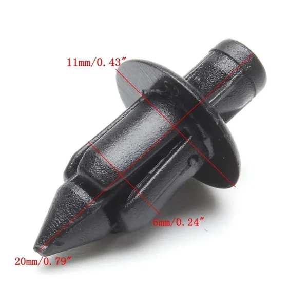 5 PCS Plastic Push Rivet Fastener Clips
